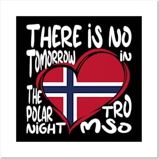 Live Under the Polar Night: Haunting "There is no tomorrow" Tromsø Posters and Art